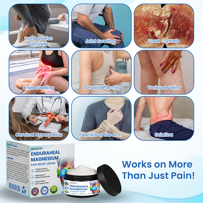 𝐍𝐄𝐒𝐋𝐄𝐌𝐘® 𝐄𝐧𝐝𝐮𝐫𝐚𝐇𝐞𝐚𝐥 𝐌𝐚𝐠𝐧𝐞𝐬𝐢𝐮𝐦 𝐏𝐚𝐢𝐧 𝐑𝐞𝐥𝐢𝐞𝐟 𝐂𝐫𝐞𝐚𝐦 (Treats Arthritis, Neuropathy, Rheumatism, Sports Injuries & More)