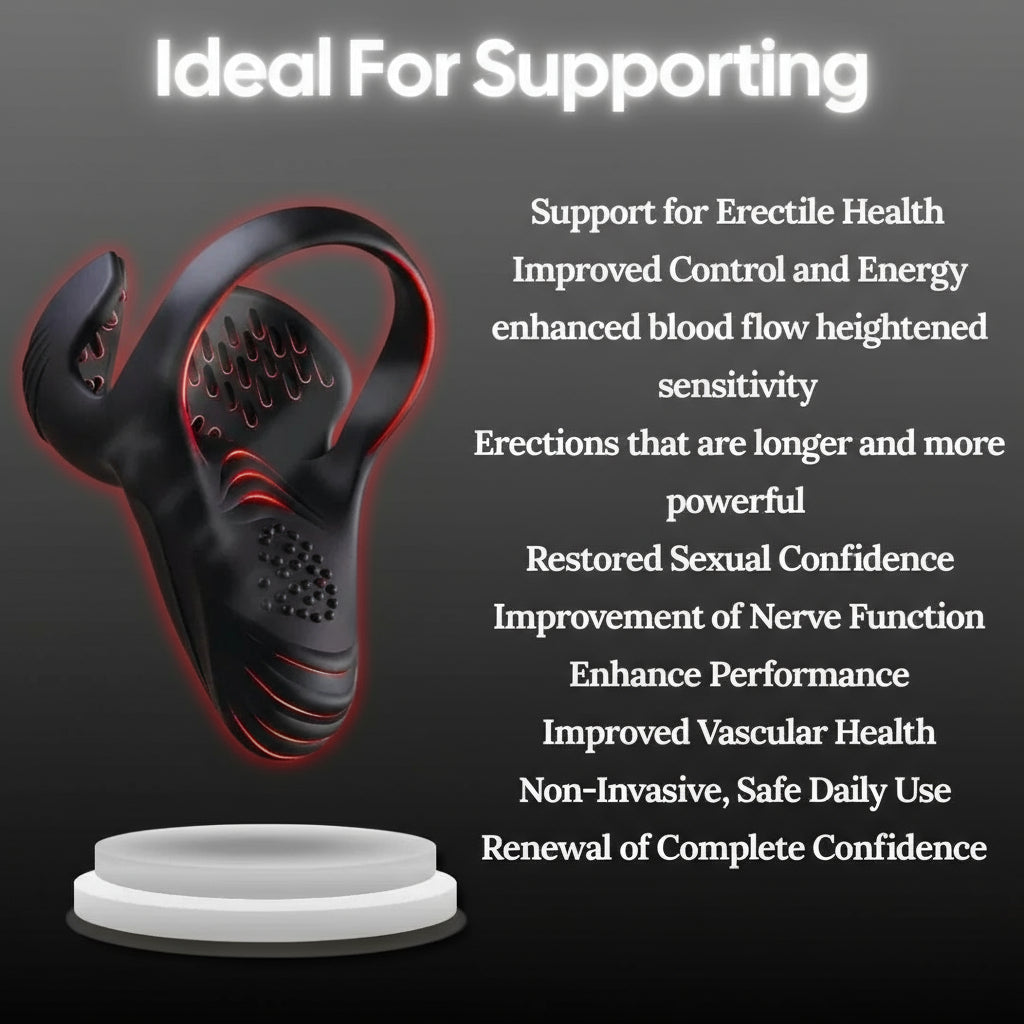 Kaydenth™ Vibrating electric male masturbation lock ring charging