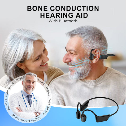 Kaydenth™ Bone Conduction Smart Hearing Aid Bluetooth Earphones(App Controlled)