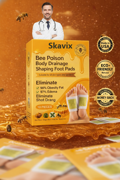 🌿Skavix™ Bee Poison Foot Patches (Set of 10)