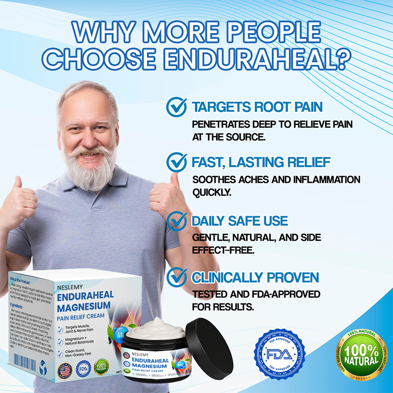 𝐍𝐄𝐒𝐋𝐄𝐌𝐘® 𝐄𝐧𝐝𝐮𝐫𝐚𝐇𝐞𝐚𝐥 𝐌𝐚𝐠𝐧𝐞𝐬𝐢𝐮𝐦 𝐏𝐚𝐢𝐧 𝐑𝐞𝐥𝐢𝐞𝐟 𝐂𝐫𝐞𝐚𝐦 (Treats Arthritis, Neuropathy, Rheumatism, Sports Injuries & More)