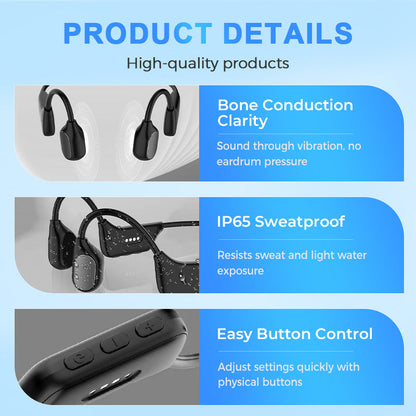 Kaydenth™ Bone Conduction Smart Hearing Aid Bluetooth Earphones(App Controlled)