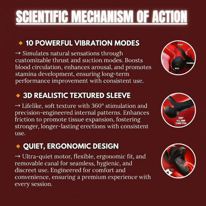 Kaydenth™ Vibrating electric male masturbation lock ring charging