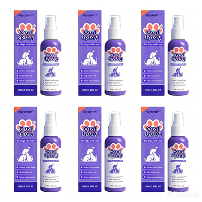 Kaydenth™ Pet Oral Spray ✅FDA Approved | Freshen Breath, Remove Tartar & Promote gum regeneration, stabilize teeth 🦷🦷