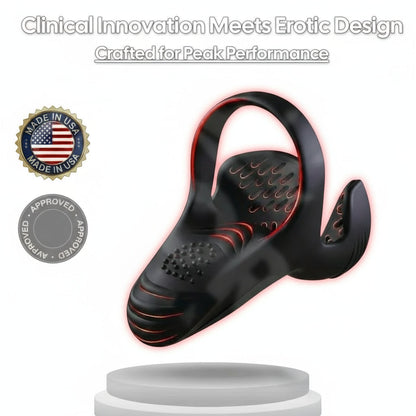 Kaydenth™ Vibrating electric male masturbation lock ring charging