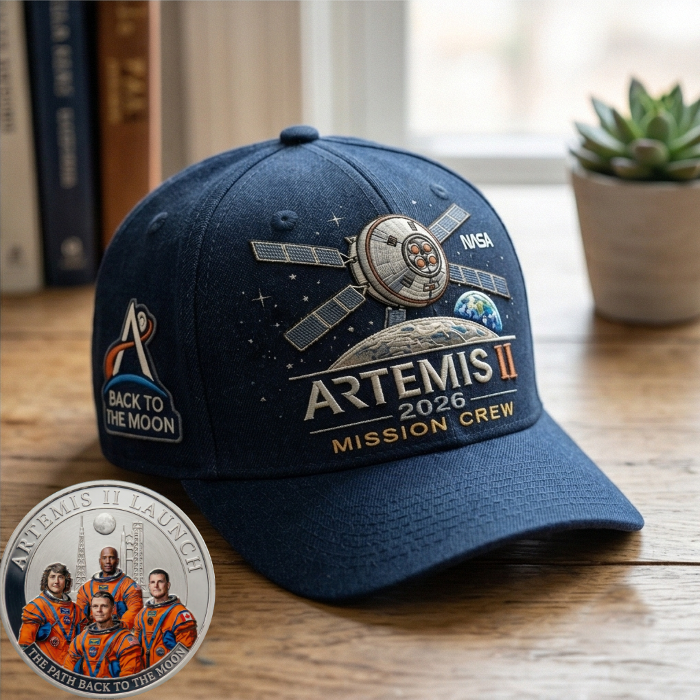 🚀Flash Sale 60% OFF 🌕 Artemis II Lunar Mission Commemorative Cap (BUY 2 FREESHIPPING)