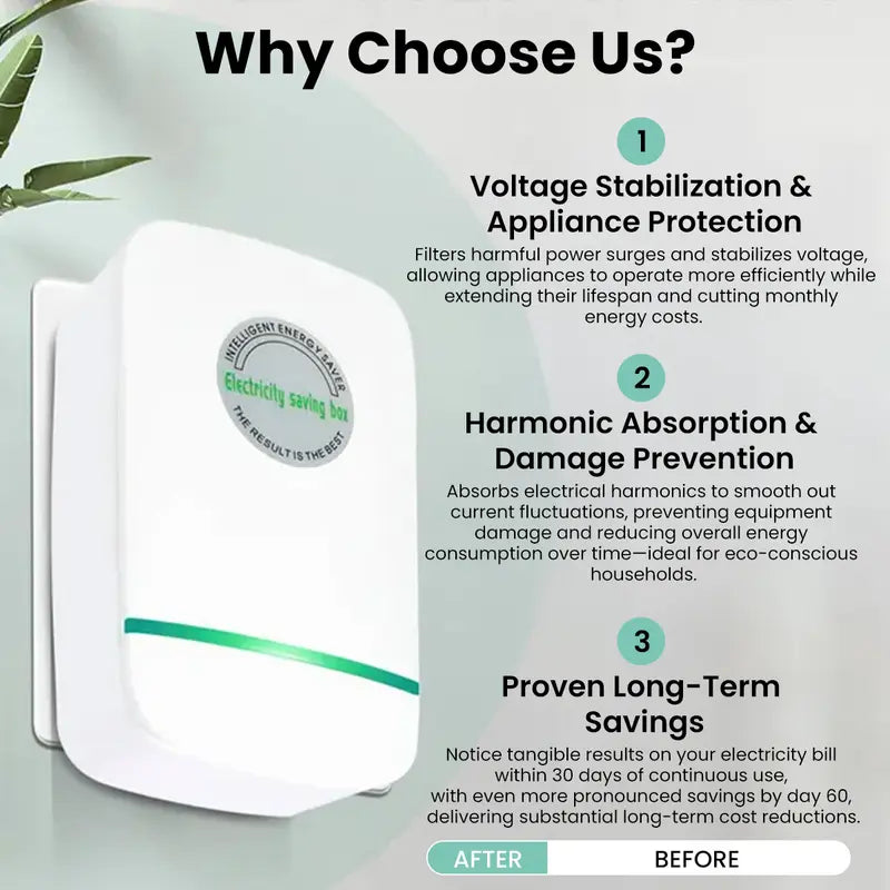 🔥Kaydenth™ Energy Saver Plug-In Power Box with US Plug 2026 Updated Design