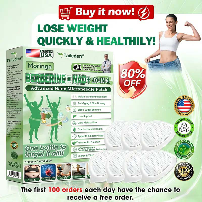 🇺🇸 𝐎𝐟𝐟𝐢𝐜𝐢𝐚𝐥 𝐔𝐒 𝐒𝐭𝐨𝐫𝐞 | 🧑‍⚕️🩺 𝐓𝐚𝐢𝐥e𝐝𝐞𝐧® Moringa · Berberine × NAD+ 𝟏𝟎-𝐢𝐧-𝟏 𝐀𝐝𝐯𝐚𝐧𝐜𝐞𝐝 𝐍𝐚𝐧𝐨 𝐌𝐢𝐜𝐫𝐨𝐧𝐞𝐞𝐝𝐥𝐞 𝐏𝐚𝐭𝐜𝐡 — 𝐎𝐧𝐜𝐞 𝐃𝐚𝐢𝐥𝐲, 𝐕𝐢𝐬𝐢𝐛𝐥𝐞 𝐑𝐞𝐬𝐮𝐥𝐭𝐬 𝐢𝐧 𝟕 𝐃𝐚𝐲𝐬