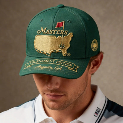 ⛳ LAST DAY 50% OFF🔥LIMITED EDITION-Masters Tournament Edition Structured Hat – Augusta National Official Style