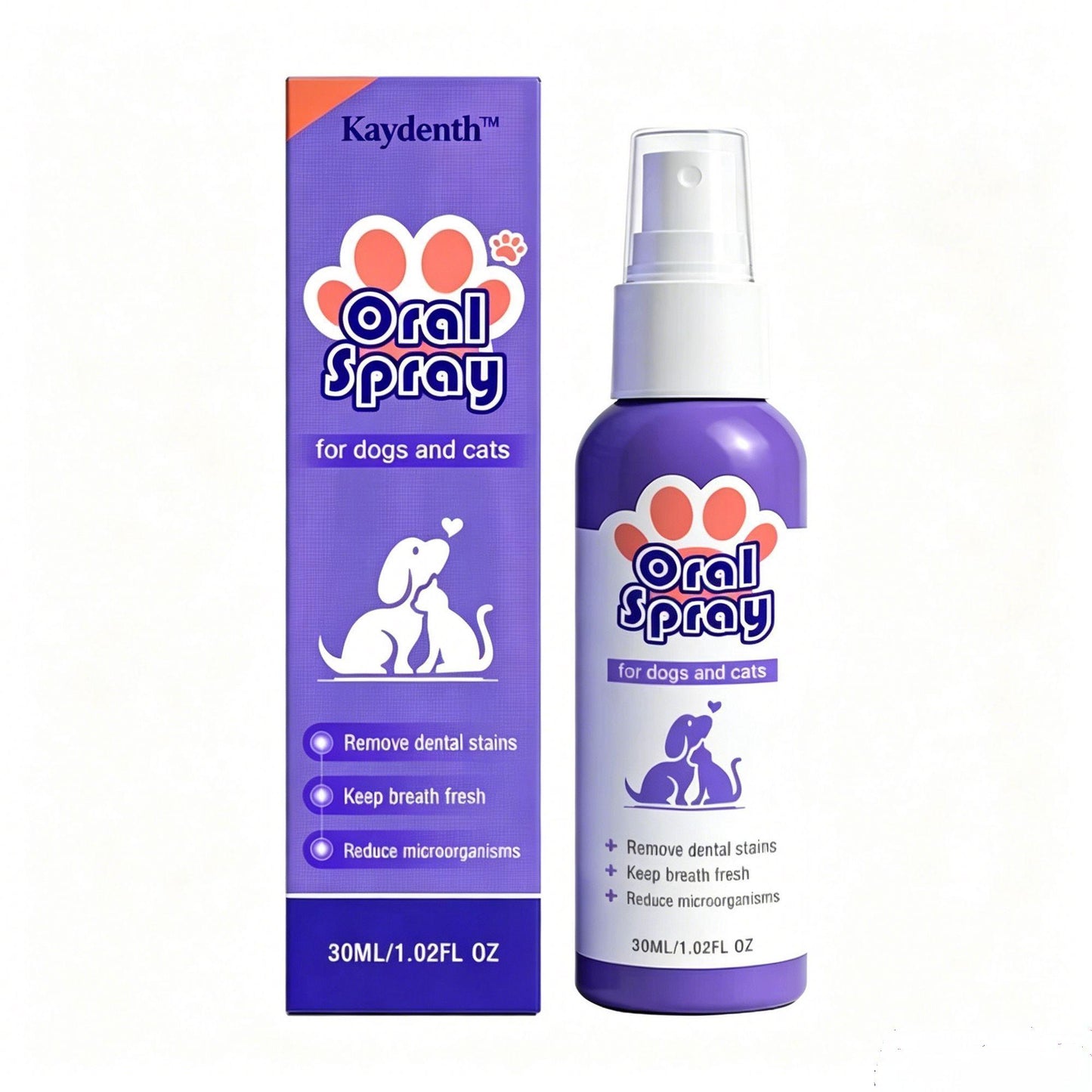 Kaydenth™ Pet Oral Spray ✅FDA Approved | Freshen Breath, Remove Tartar & Promote gum regeneration, stabilize teeth 🦷🦷