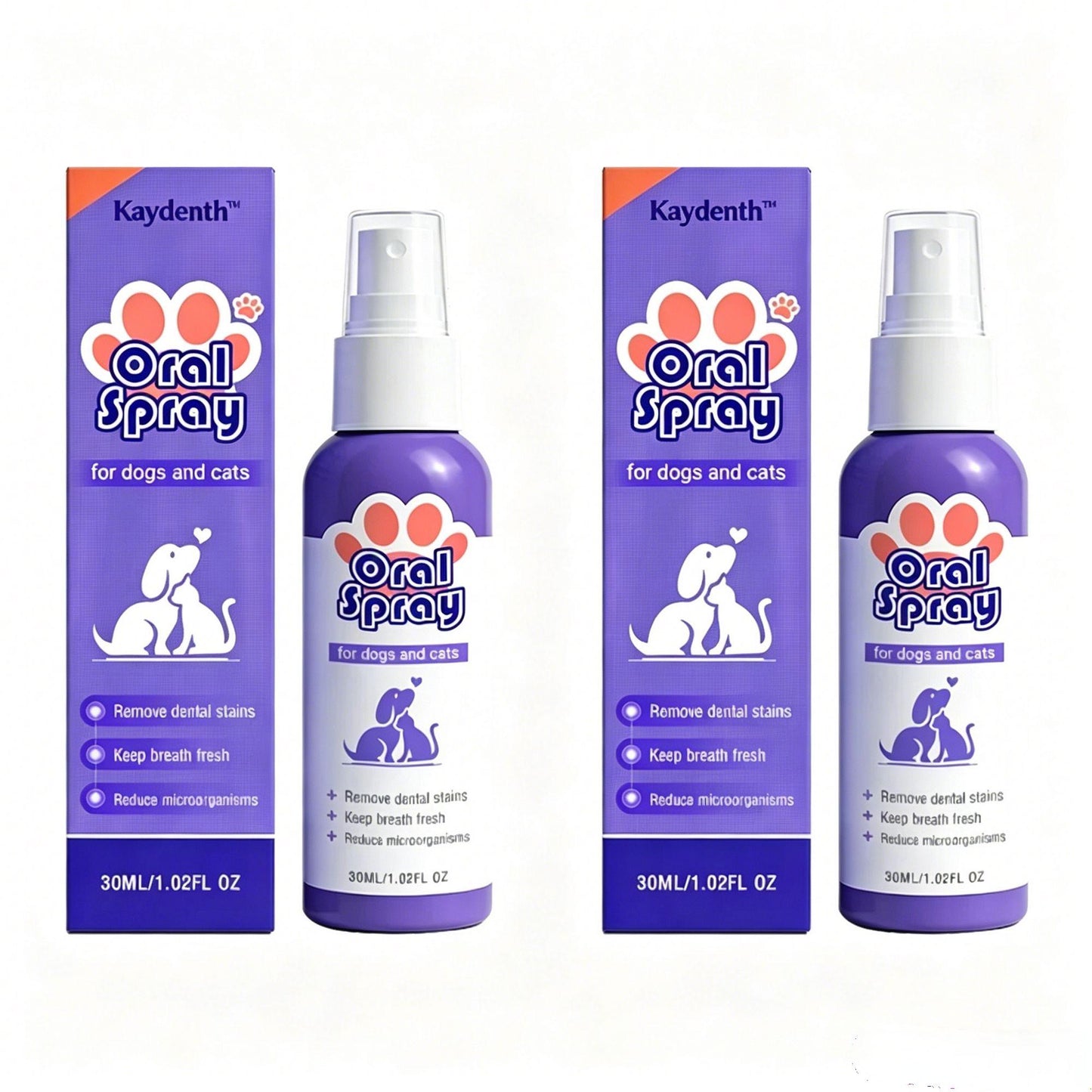 Kaydenth™ Pet Oral Spray ✅FDA Approved | Freshen Breath, Remove Tartar & Promote gum regeneration, stabilize teeth 🦷🦷