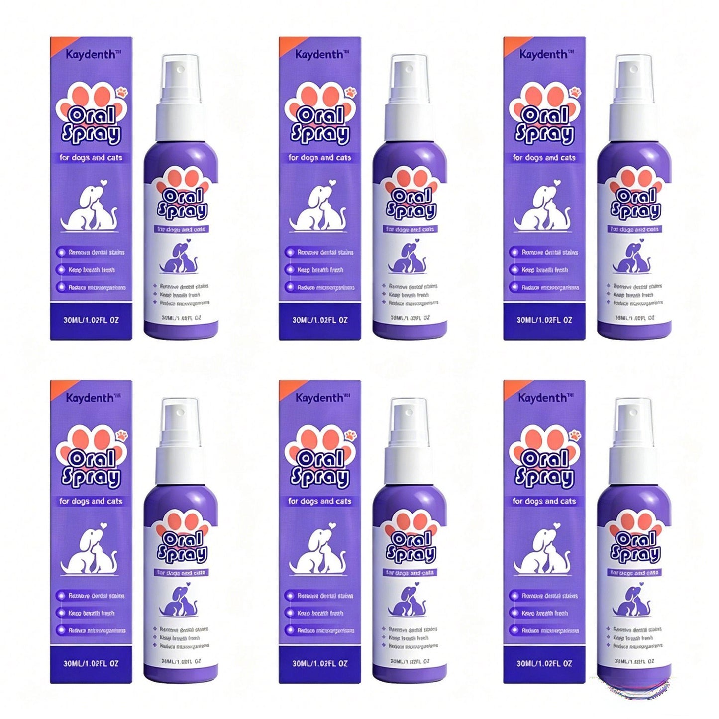Kaydenth™ Pet Oral Spray ✅FDA Approved | Freshen Breath, Remove Tartar & Promote gum regeneration, stabilize teeth 🦷🦷