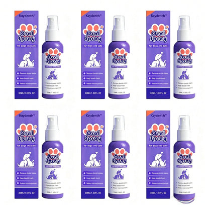 Kaydenth™ Pet Oral Spray ✅FDA Approved | Freshen Breath, Remove Tartar & Promote gum regeneration, stabilize teeth 🦷🦷